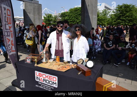 London, Großbritannien. 26 Mai, 2018. Comic Con Cosplay London 2018 Credit: WatfordLondon/Alamy leben Nachrichten Stockfoto