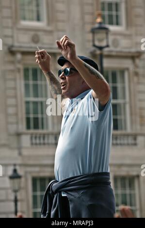 London, Großbritannien. 26 Mai, 2018. Kostenlose Tommy Robinson Protest Credit: Knelstrom Ltd/Alamy leben Nachrichten Stockfoto