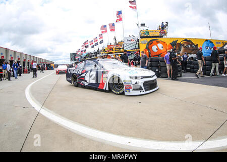 26. Mai 2018: Monster Energy NASCAR Cup Series Treiber Kyle Larson (42) Köpfe für Coca-Cola 600 Praxis. Concord, NC Jonathan Huff/CSM Credit: Cal Sport Media/Alamy leben Nachrichten Stockfoto