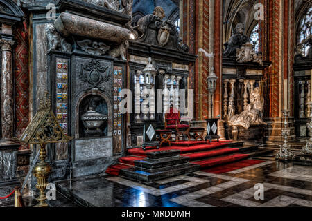 Die Kathedrale St. Salvator - Brügge. St. Salvator-Kathedrale - Brügge. Stockfoto