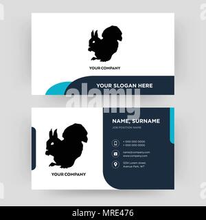 , Business Card design Vorlage, die Sie für Ihre Firma, modernen, kreativen und sauber Personalausweis Vektor Stock Vektor