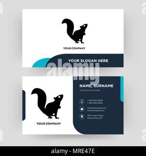 , Business Card design Vorlage, die Sie für Ihre Firma, modernen, kreativen und sauber Personalausweis Vektor Stock Vektor