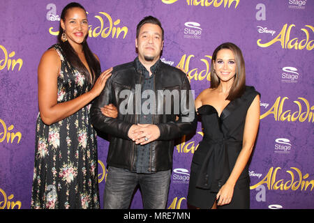 Benefizkonzert von Aladdin und Freunde auf der Bühne Theater in Hamburg bietet: Cassandra Steen, Laith Al Deen, Mandy Grace Capristo Wo: Hamburg, Deutschland Wann: 24. Apr 2018 Credit: Becher/WENN.com Stockfoto