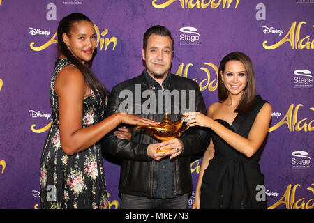 Benefizkonzert von Aladdin und Freunde auf der Bühne Theater in Hamburg bietet: Cassandra Steen, Laith Al Deen, Mandy Grace Capristo Wo: Hamburg, Deutschland Wann: 24. Apr 2018 Credit: Becher/WENN.com Stockfoto