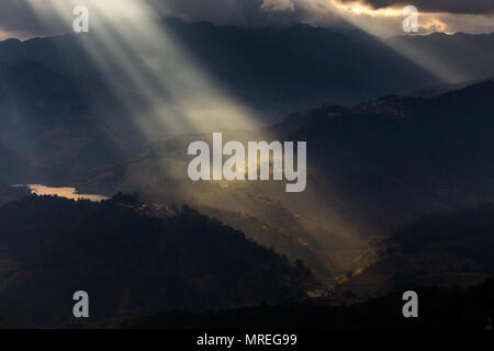 Hong He China Licht entdecken Sie durch Stockfoto