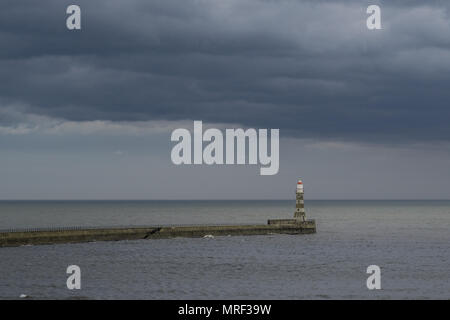 Roker Light House. Sunderland. North East England. Stockfoto