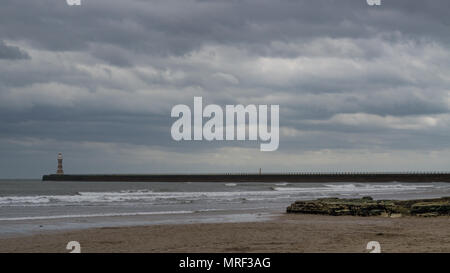 Roker Light House. Sunderland. North East England. Stockfoto