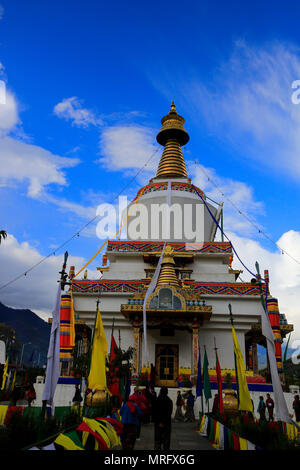 National Memorial Chorten in Thimpu, der Hauptstadt von Bhutan Stockfoto