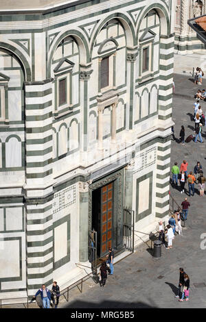Baptisterium San Giovanni, Battistero di San Giovanni, Florenz, Toskana, Italien, Europa, Stockfoto