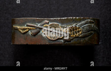 FUCHI, Katana, Japan, japanisches Schwert Stockfoto