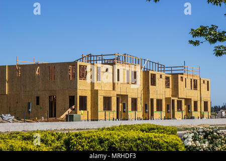 Neue Wohnung Wohnungsbau Stockfoto