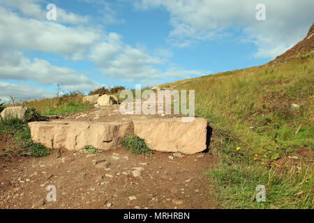 Spaziergang auf Conic Hill - Loch Lomond Stockfoto