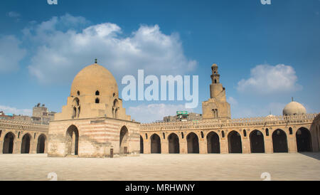 Ahmed Ibn Tulun Moschee Eine der ältesten Moscheen in Ägypten Stockfoto