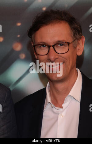 WM Präsentation 2018 ARD/ZDF Hotel Empire Riverside, Hamburg 23.04.2018 Mit: Steffen Simon, Wo: Hamburg, Deutschland Wann: 23 Apr 2018 Credit: Becher/WENN.com Stockfoto