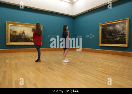 Feuer und Wasser, Tate Britain eine Anzeige von Constable und Turner Stockfoto