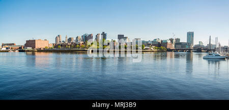 Boston Downtown Skyline panorama Stockfoto