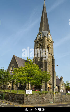 St Catherine's Church in Pontypridd Stadtzentrum Stockfoto