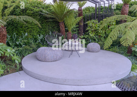 Die VTB Capital Garden vereint originelle Musik, Ballett, garden Design, Bildhauerei und Architektur einen Garten durch die Arbeit der Ba inspiriert zu erstellen Stockfoto