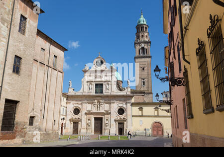 Parma - Die barocke Kirche Chiesa di San Giovanni Evangelista (Johannes der Evangelist). Stockfoto