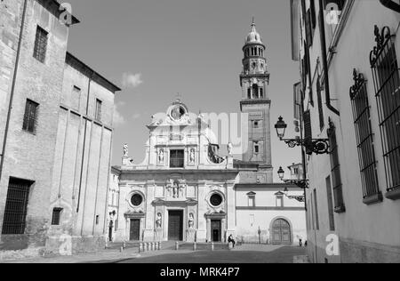 Parma - Die barocke Kirche Chiesa di San Giovanni Evangelista (Johannes der Evangelist). Stockfoto