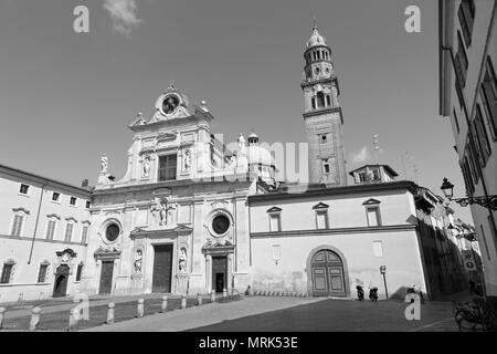 Parma - Die barocke Kirche Chiesa di San Giovanni Evangelista (Johannes der Evangelist). Stockfoto