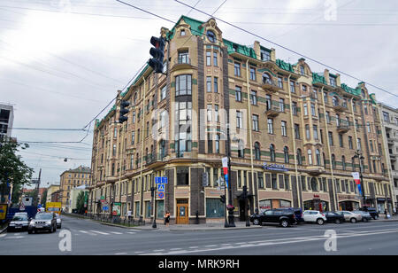 Porto Maltese Restaurant, Sankt Petersburg, Rusia Stockfoto