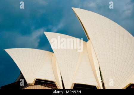 SYDNEY, AUSTRALIEN - 6. April 2018: Iconic Opernhaus am Circular Quay Stockfoto