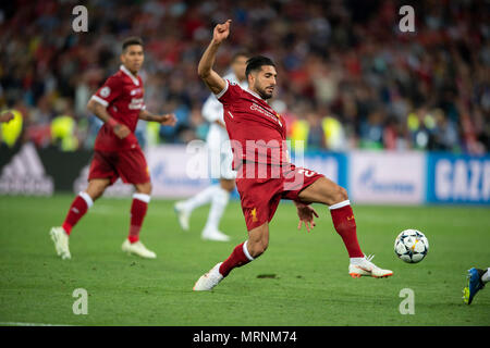 Emre Können des FC Liverpool während der UEFA Champions League Finale zwischen Real Madrid CF 3-1 FC Liverpool an NSC Olimpiyskiy Stadion in Kiew, Ukraine, am 26. Mai 2018. Credit: Maurizio Borsari/LBA/Alamy leben Nachrichten Stockfoto