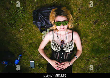 London, Großbritannien. 27. Mai, 2018. Gäste, Teilnehmer, Berühmtheiten bei MCM London Comic Con im Sommer, Mai 2018. Die Fans versammelten sich populäre Kultur mit Vorträgen, Ausstellungen, signings zu feiern, und meetups. © Simon König/Alamy leben Nachrichten Stockfoto