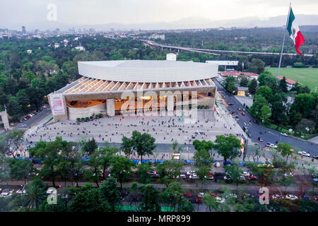 Mexico City, Hispanic, Mexican, Polanco, Auditorio Nacional National Auditorium, Entertainment Performance Center, Veranstaltungsort, Luftaufnahme, CI Stockfoto