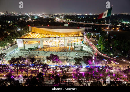 Mexiko-Stadt, Hispanic, Mexican, Polanco, Auditorio Nacional National Auditorium, Entertainment Performance Center, Veranstaltungsort, Luftaufnahme, ni Stockfoto