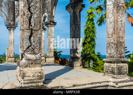 Taman Ujung Wasser Palace Landschaft in Bali, Indonesien Stockfoto