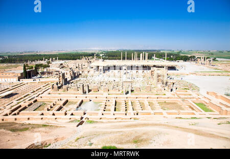 Ruinen des antiken Persepolis im Iran Stockfoto