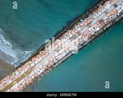 Drone Fotografie von Meer Stockfoto