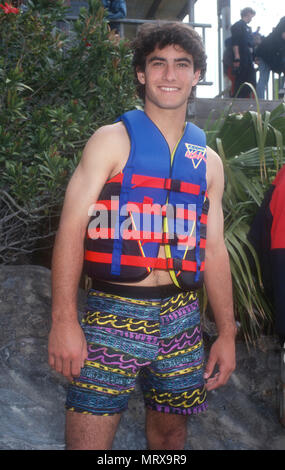 UNIVERSAL CITY, CA - 20. April: Schauspieler Matthew Newmark besucht Superstar Kids Challenge Veranstaltung am 20. April 1991 in den Universal Studios in Universal City, Kalifornien. Foto von Barry King/Alamy Stock Foto Stockfoto