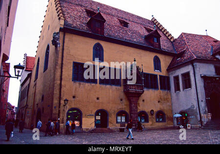 Kohlenmarkt, Rathaus, Regensburg, Deutschland Stockfoto