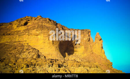 Blick auf heilige Jebel Barkal Berg bei Karima, Sudan Stockfoto