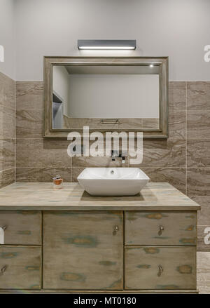 Modernes Badezimmer Interieur Stockfoto