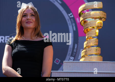 Alice Rachele Arlanch, Miss Italien 2017, Ausstellungen die Trophäe des Italienischen Tour 2018. Stockfoto