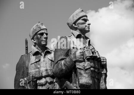 Die Commando Memorial ist eine Kategorie unter Denkmalschutz in Lochaber, Schottland, gewidmet den Menschen mit der ursprünglichen British Commando Kräfte. Stockfoto