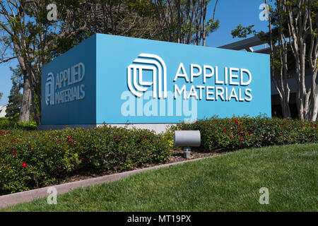 Santa Clara, Kalifornien - 26. April 2018: Applied Materials Büros im Silicon Valley Stockfoto