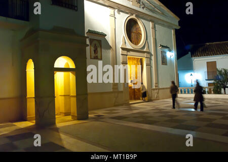 Pfarrkirche San Juan Bautista. Almedinilla. Provinz Córdoba. Region Andalusien. Spanien. Europa Stockfoto