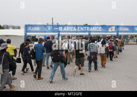 2018/05/26 Chiba, im 4. Jahr. Die 3. Runde des beliebten Red Bull Air Race World Championship 2018 in Chiba, Japan statt. (Fotos von Michael Steinebach/LBA) Stockfoto