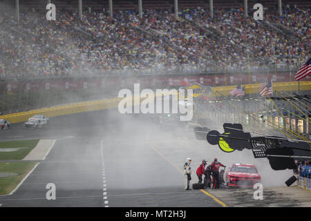 Concord, North Carolina, USA. 28 Mai, 2018. Austin Dillon (3) Macht ein Boxenstopp während der Coca-Cola 600 bei Charlotte Motor Speedway in Concord, North Carolina. Credit: Stephen A. Arce/ASP/ZUMA Draht/Alamy leben Nachrichten Stockfoto