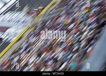 Concord, North Carolina, USA. 28 Mai, 2018. Jamie McMurray (1) Rennen vorne Strecken während der Coca-Cola 600 bei Charlotte Motor Speedway in Concord, North Carolina. Credit: Stephen A. Arce/ASP/ZUMA Draht/Alamy leben Nachrichten Stockfoto