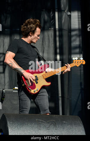 Napa, Kalifornien, 27. Mai 2018, Manchester Orchesra auf der Bühne im Jahr 2018 BottleRock Festival in Napa, Kalifornien, Kredit: Ken Howard/Alamy leben Nachrichten Stockfoto