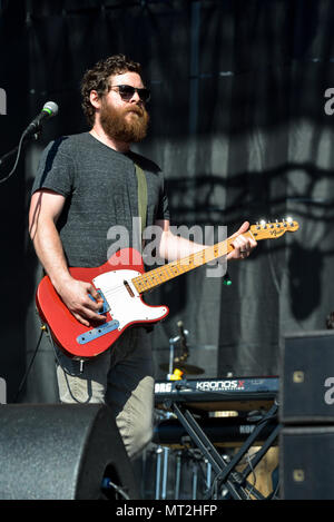 Napa, Kalifornien, 27. Mai 2018, die Manchester Orchesra auf der Bühne im Jahr 2018 BottleRock Festival in Napa, Kalifornien, Kredit: Ken Howard/Alamy leben Nachrichten Stockfoto