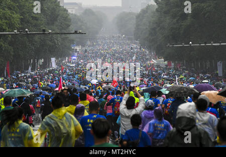 Mai 26, 2018 - Changchu, Changchu, China: Changchun, China-27.Mai 2018: Der Changchun Internationalen Marathon ist in Changchun, im Nordosten Chinas in der Provinz Jilin. (Bild: © SIPA Asien über ZUMA Draht) Stockfoto