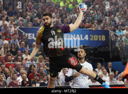 (C) LAURENT LAIRYS/LEMOUSTICPRODUCTION/MAXPPP-à KÖLN LE 27-05-2018 - VELUX EHF Champions League (Finale) HANDBALL CLUB DE NANTES VS MONTPELLIER AGGLOMERATION HANDBALL - DAVID BALAGUER Stockfoto