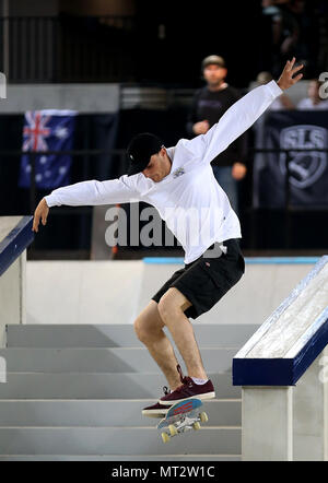 Vincent Milou in Aktion während der Männer Finale bei Tag zwei Der 2018 SLS-Pro Open am Kupfer, London. PRESS ASSOCIATION Foto. Bild Datum: Sonntag, 27. Mai 2018. Photo Credit: Steven Paston/PA-Kabel Stockfoto